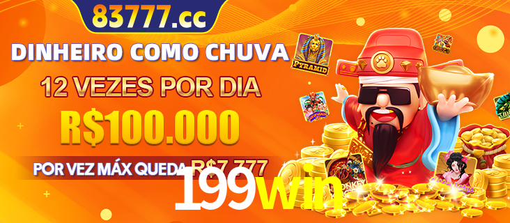 Banner do programa de recompensas Recomende para amigos do 199win, detalhando os bônus por convidar amigos, com prêmios que chegam a R$288.888.